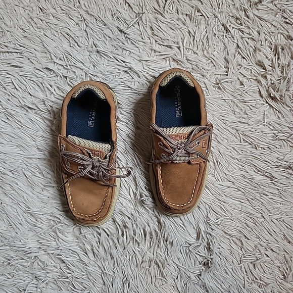 Kids Toddler Sperry Top Sider Boat Shoes Lanyard A/C Boys Shoes 11 M Classic - Picture 5 of 12